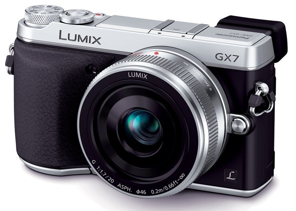 Panasonic Mirrorless Interchangeable lens Digital Camera Lumix GX7 16.0 MP with 20mm f/1.7 lens Kit DMC-GX7C-S... N9