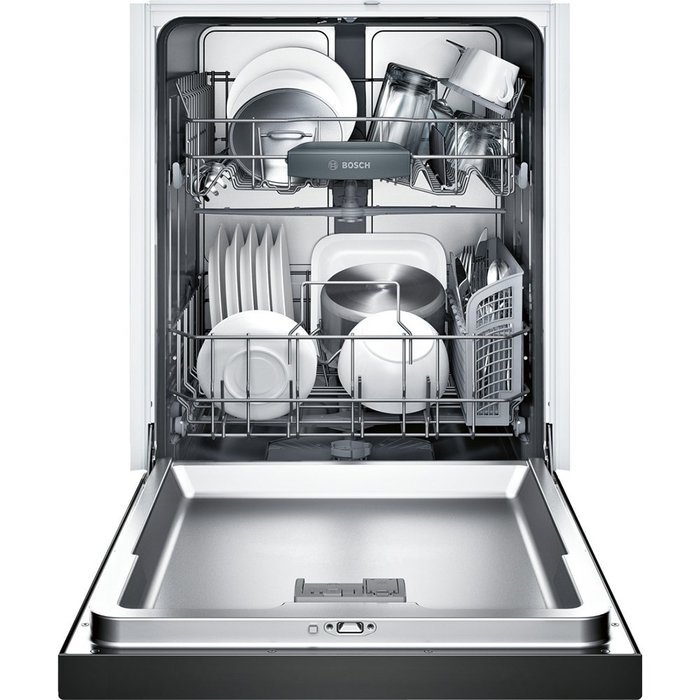 Bosch SHE53TL6UC 300 24" Black Semi-Integrated Dishwasher - Energy Star N2