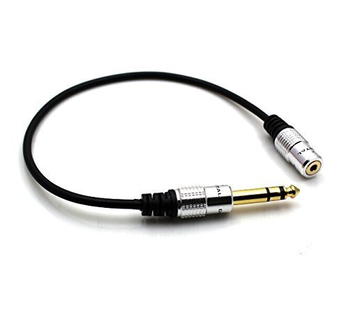 HENGSHENG&reg; Metal 6. 35mm 1/4 Inch Stereo Plug male to 3. 5mm Stereo Jack female cable - Gold Plated N3