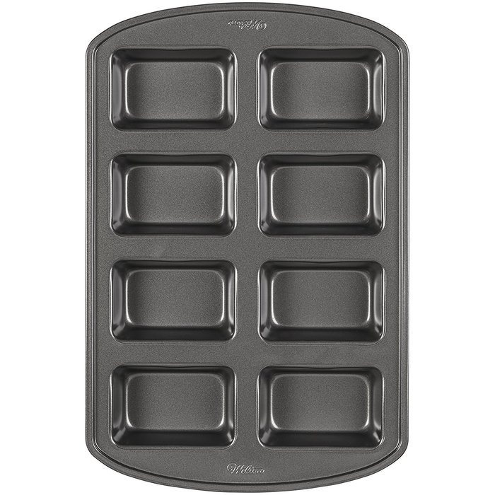 Wilton 2105-3972 Perfect Results 8-Cavity Loaf Pan, Mini N2