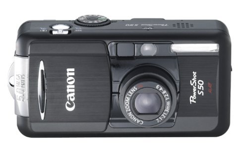 Canon PowerShot S50 5MP Digital Camera w/ 3x Optical Zoom N3