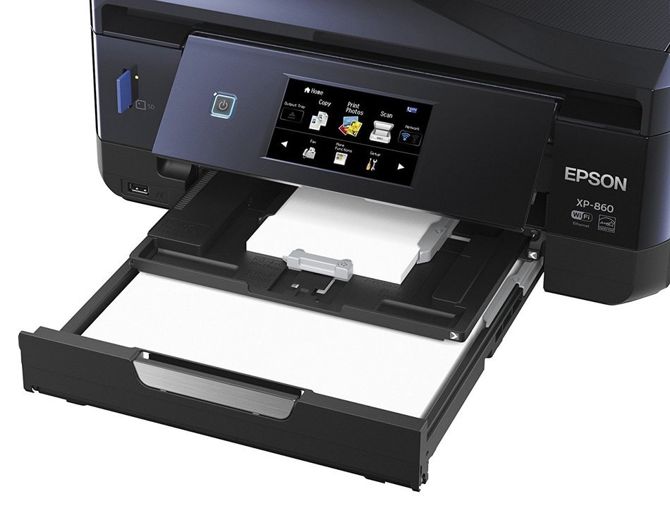 Epson Expression Photo XP-860 All-in-One 5-in-1 Printer w/ Wi-Fi Print Copy Scan (Certified Refurbished) N6