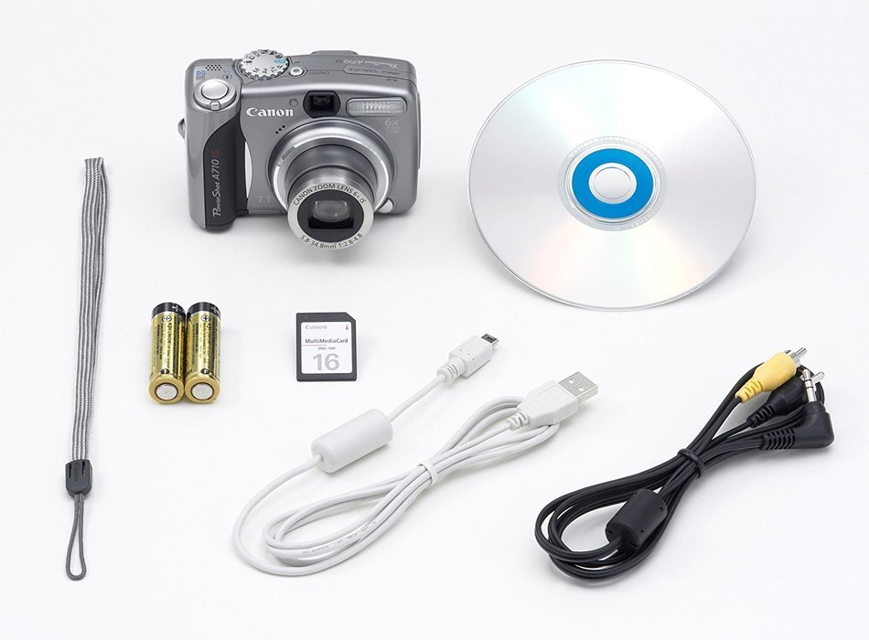 Canon PowerShot A710 IS 7.1MP Digital Camera with 6x Image-Stabilized Optical Zoom N4