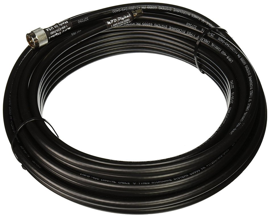 MPD Digital 400-n-sma-50 Times Microwave LMR-400 Coaxial Antenna Cable Line with N Male & SMA Male Connectors,... N4