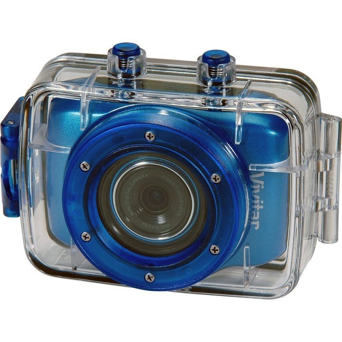 Vivitar DVR 783HD 5.1MP Pro Waterproof Action Camcorder with Case, Bike & Helmet Mounts with 1.77-Inch LCD Screen...