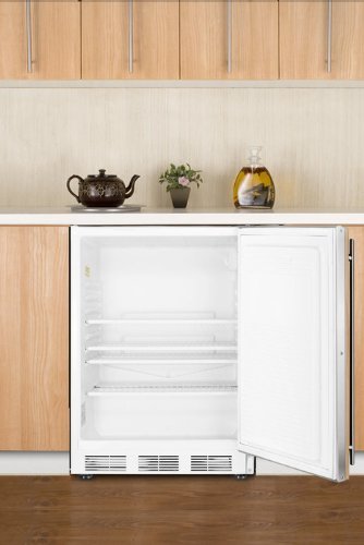 AccuCold FF7BIIF 24" FF7BI Series Medical Commercially Approved Freestanding or Built In Compact Refrigerator...