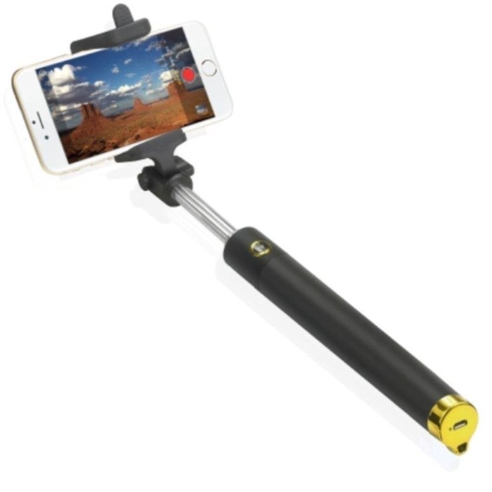 Reiko UNIVERSAL MINI MONOPOD PHONE HOLDER WITH BLUETOOTH REMOTE consumer electronics