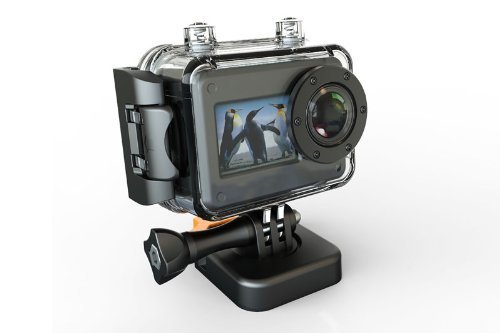 Full HD 1080P12MP Waterproof Action Sport Camera/Camcorder with Waterproof Case & RF Remote Controller for Riding...