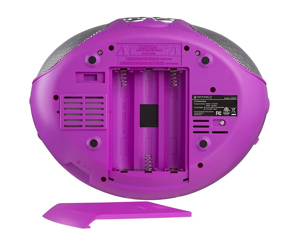 Riptunes great quality Home CD Player, Pink (CDB220P) N3