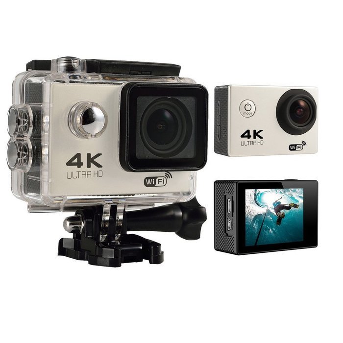 niceEshop(TM) 4K HD Wifi Action Camera 2.0 Inch 170 Degree Wide Angle Lens Action Camera WIFI 4k Waterproof Sports... N45