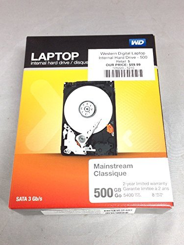 WESTERN DIGITAL WDBMYH5000ANC-NRSN / 500 GB Laptop Mainstream Hard Drive