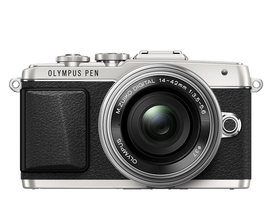Olympus E-PL7 16MP Mirrorless Digital Camera with 3-Inch LCD with EZ Double Zoom Kit 12-42mm f/3.5-5.6 + 40-150mm... N17