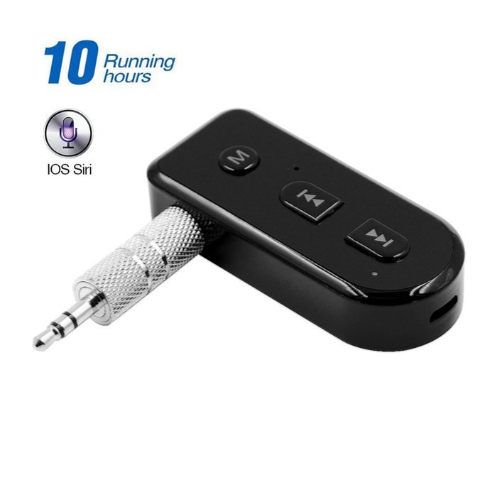 YELLWWORS Bluetooth Receiver, Hands-Free Car Kit [Built-in Microphone], Mini Wireless Music Adapter for Home/Car...