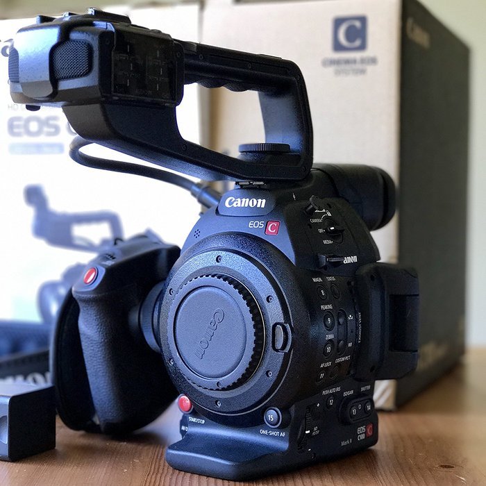 Canon EOS C100 Mark II Cinema EOS Camera with Dual Pixel CMOS AF (Body Only) (International Model) No Warranty N3