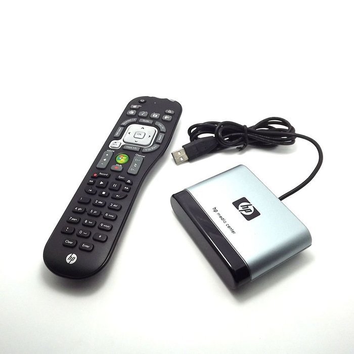 NEW Hp USB MCE /Remote Control /Usb Ir Receiver /Ir Emitter Win7 Vista (Discontinued by Manufacturer)