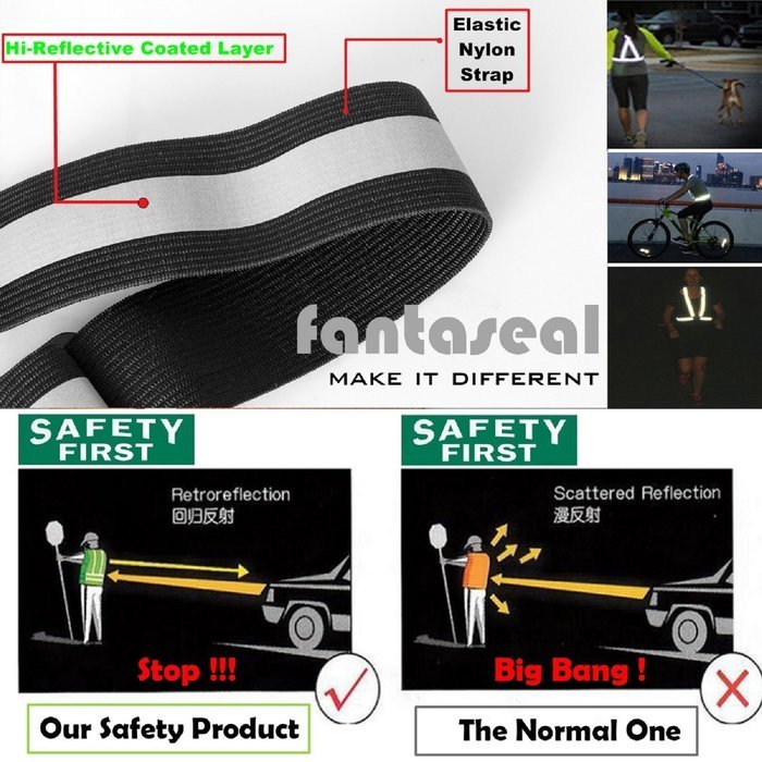 Fantaseal Action Camera Chest Mount Hi-Reflective Safety Vest for GoPro Chest Mount Harness Chesty Vest GoPro... N22
