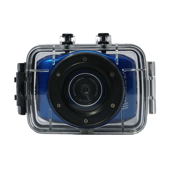Vertigo 122 2.0" Full Touch Screen, Waterproof Sports & Action Video Camera, Blue N4