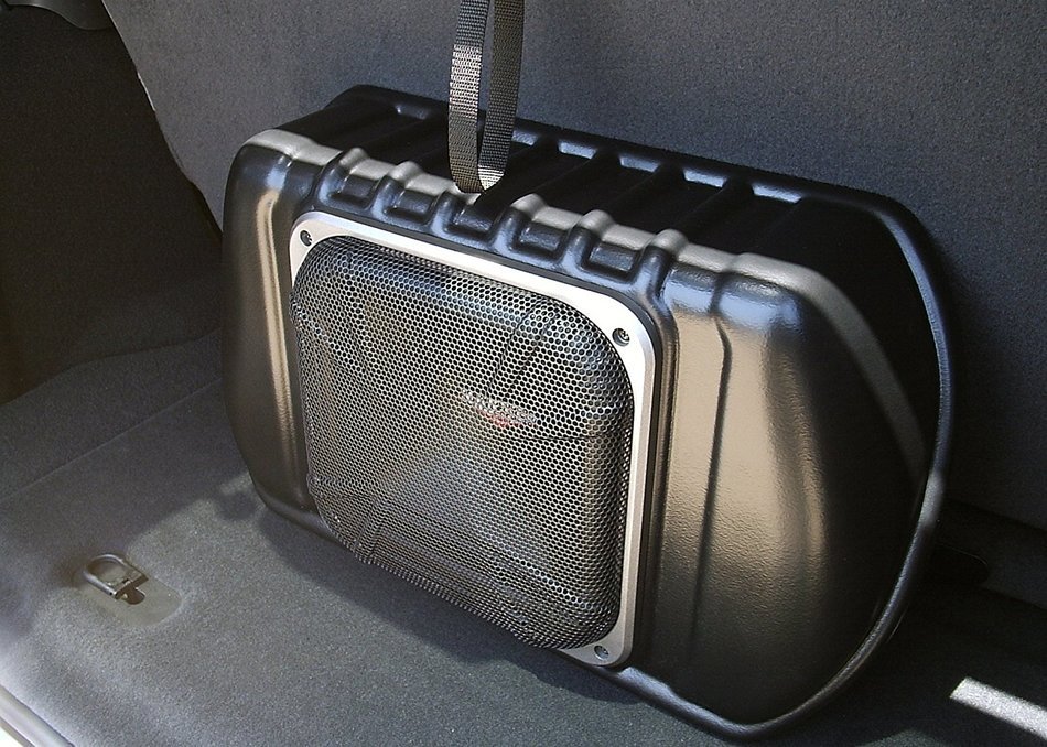 Kicker SWRA207 Powered Subwoofer Upgrade System for 2007-2010 2 Door Jeep Wrangler N2