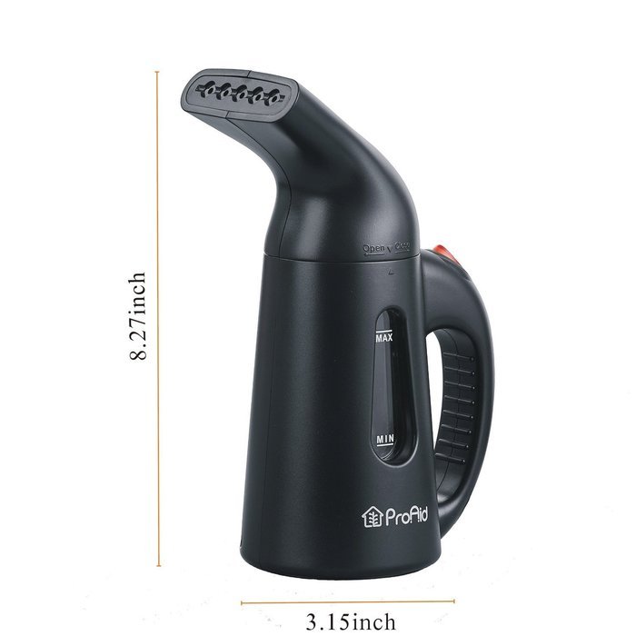 Mini Irons Portable Fabric Steamer by ProAid, Mini Steamer, Fast Heat Up Travel Garment Steamer, Handheld Accessory... N12