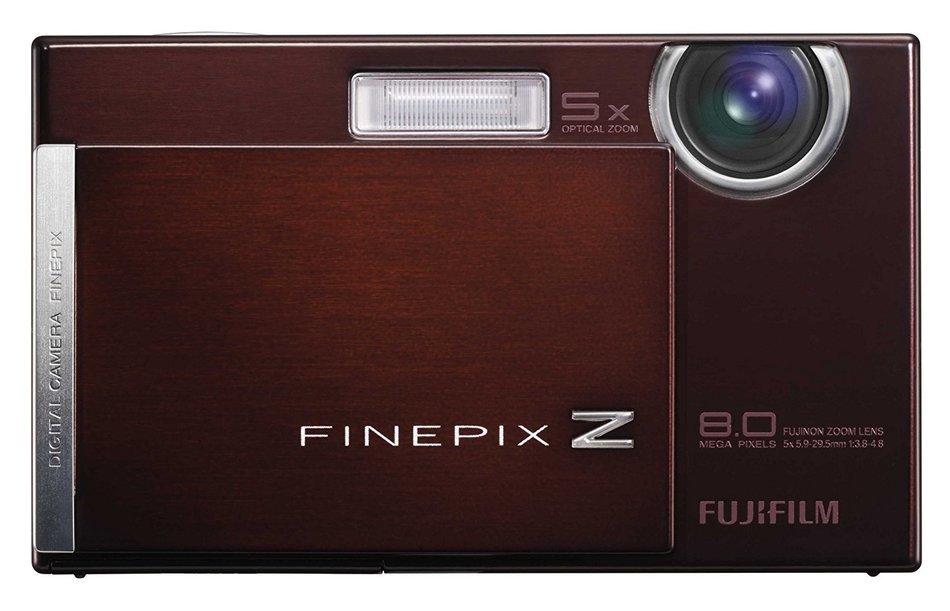 Fujifilm Finepix Z100fd 8MP Digital Camera with 5x Optical Image Stabilized Zoom (Brown) N2