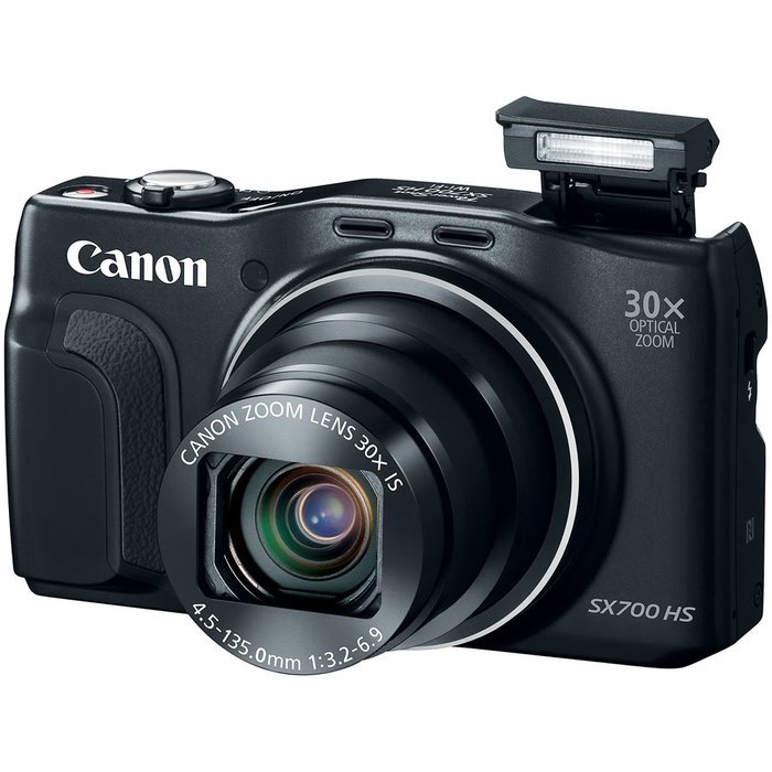 Canon PowerShot SX700 HS Digital Camera - Wi-Fi Enabled (Black) N2