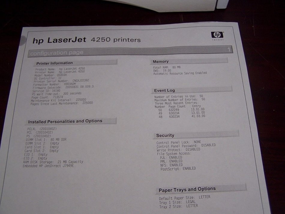 HP LaserJet 4250dtn - printer - B/W - laser ( Q5403A#203 ) N5