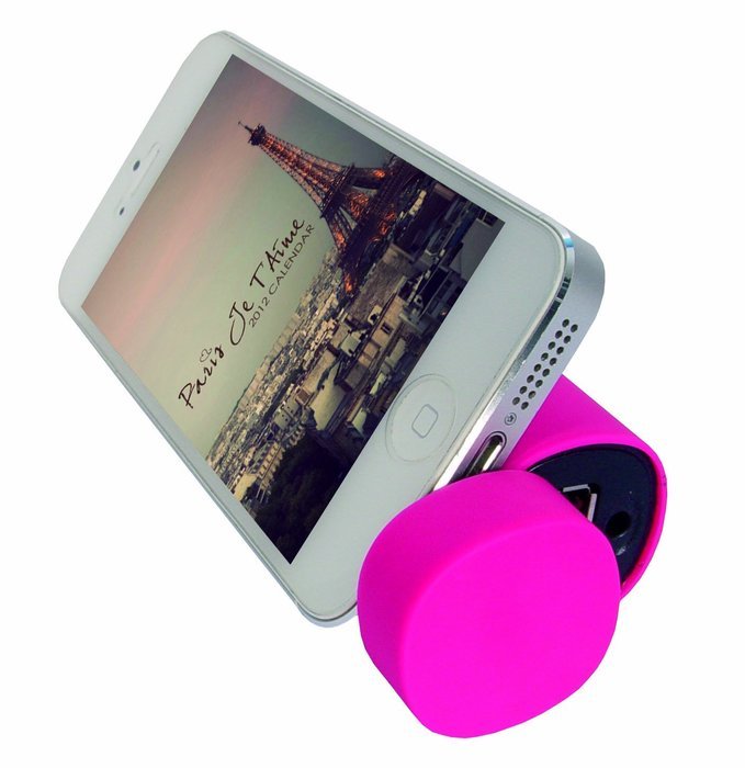 Mfine Portable power bank unique phone stand with mini speaker for iPhone, iPod, Samsung, Mobile Phones & more... N12