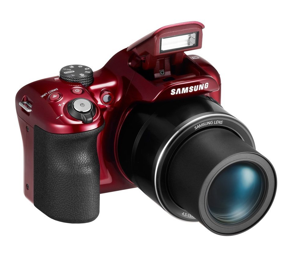 Samsung WB1100F 16.2MP CCD Smart WiFi & NFC Digital Camera with 35x Optical Zoom, 3.0" LCD and 720p HD Video (... N22