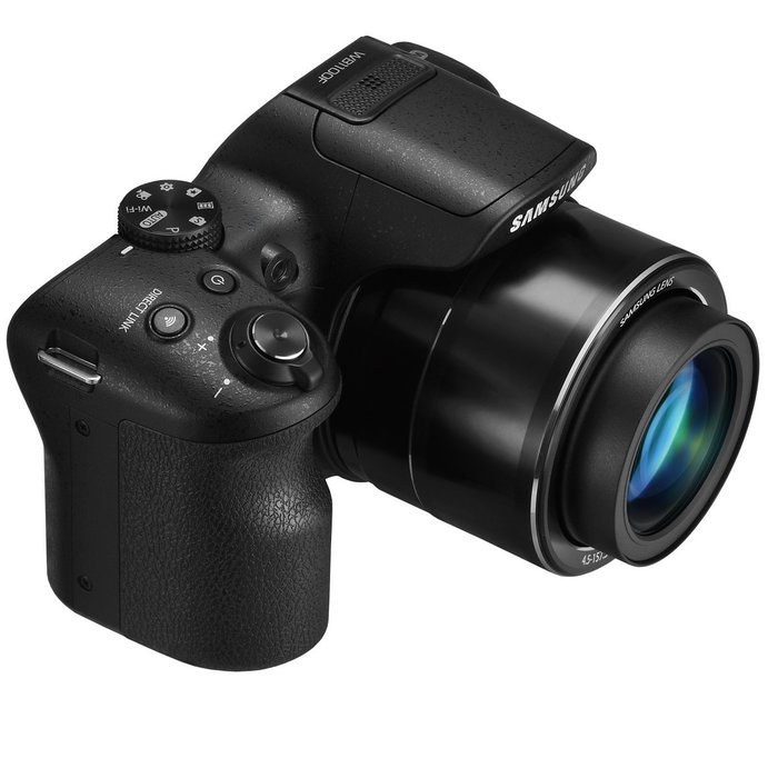 Samsung WB1100F 16.2MP CCD Smart WiFi & NFC Digital Camera with 35x Optical Zoom, 3.0" LCD and 720p HD Video (... N25