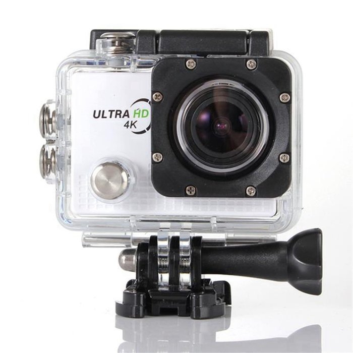 Celendi WiFi 14MP 1080P HD Waterproof Sports Action Camera - 2 Inch LTPS LCD - 170° Wide Angle Lens - White