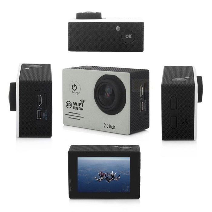 WONFAST Waterproof Novatek 96655 Solution WIFI 2.0"LCD 1080P HD 30Meter Underwater Diving Sports Action Video... N41