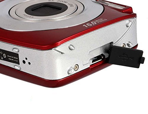 Amkov Dc110Hs 3.0" Tft Lcd Screen Digital Camera With 4X Digital Zoom (Red) Produced by YSK N2