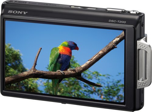 Sony Cybershot DSC-T200 8.1MP Digital Camera with 5x Optical Zoom with Super Steady Shot Image Stabilization (...