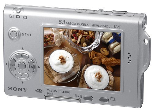 Sony Cybershot DSCT7 5.1MP Digital Camera with 3x Optical Zoom N6