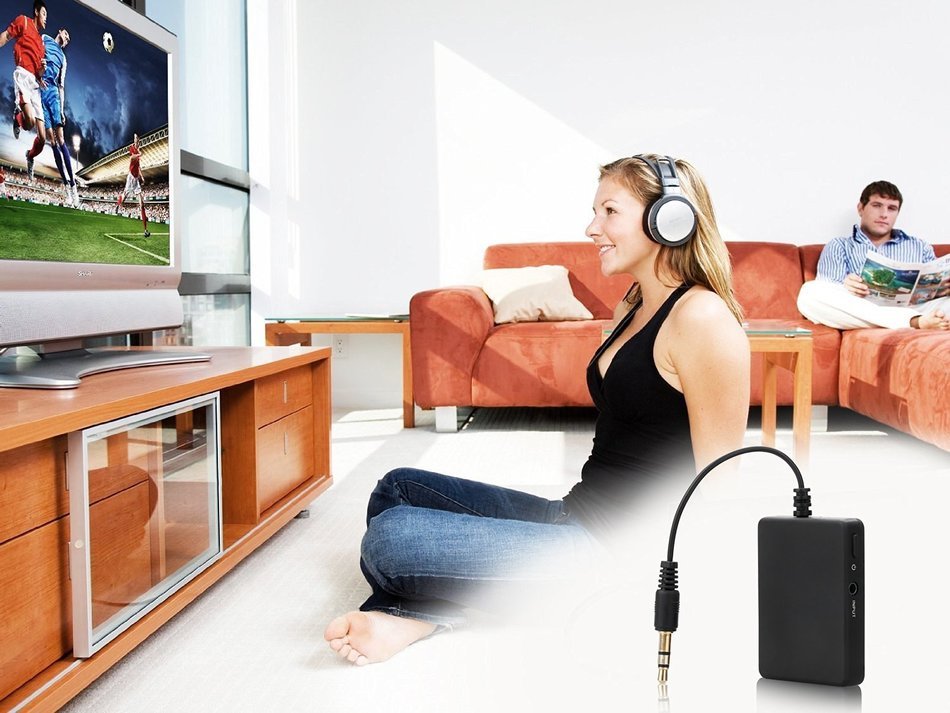AnnBully Bluetooth Transmitter, Portable Wireless Transmitter/Stereo Audio Output, High-Fidelity Music Adapter...