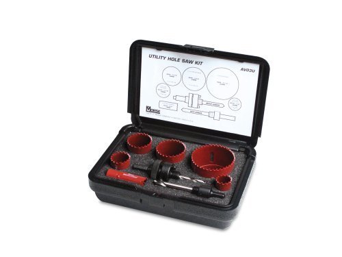 MK Morse AV03U Master Cobalt Bi-Metal Hole Saw Utility Kit 8 Piece by Mk Morse