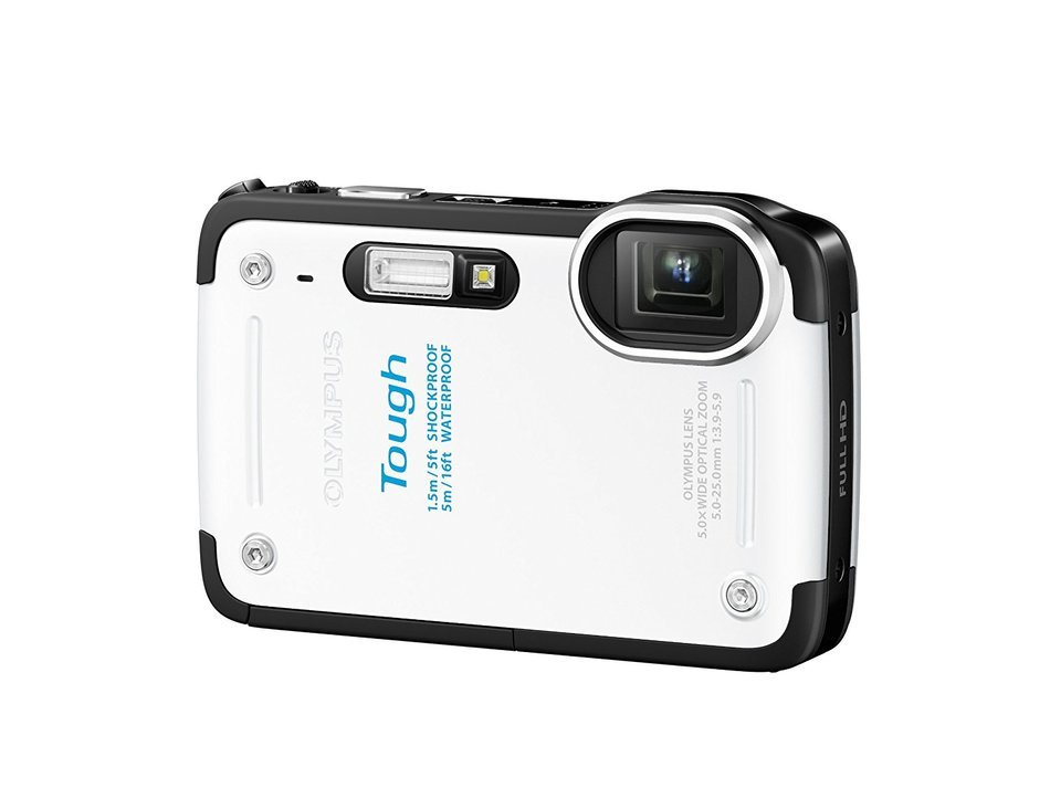OLYMPUS Digital Camera STYLUS TG-625 (White) 12MP CMOS (5m Water proof) 5x Optical Zoom iHS 3.0-inch LCD Wide... N3