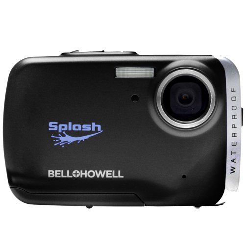 Bell & Howell Splash WP5 Waterproof 12 MP Digital Camera with 5X Zoom, 2.7" LCD, Smile Shutter, 2GB SD - Black N2