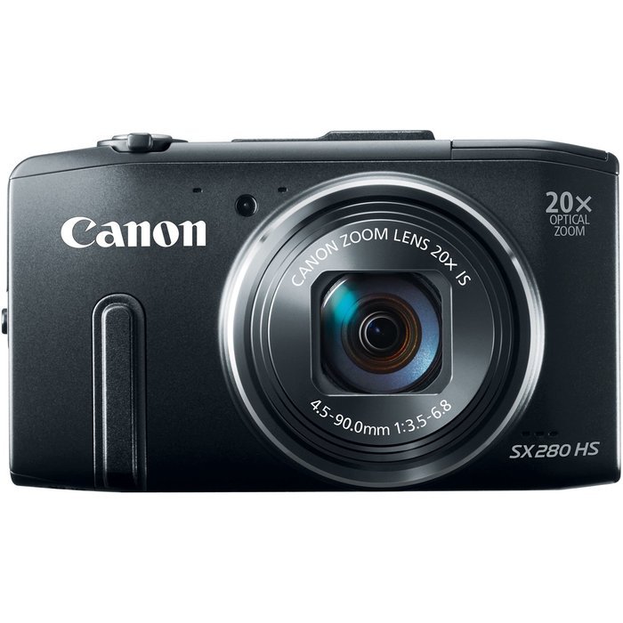 Canon PowerShot SX280 12.1MP Digital Camera with 20x Optical Image Stabilized Zoom with 3-Inch LCD (Black) (OLD... N14