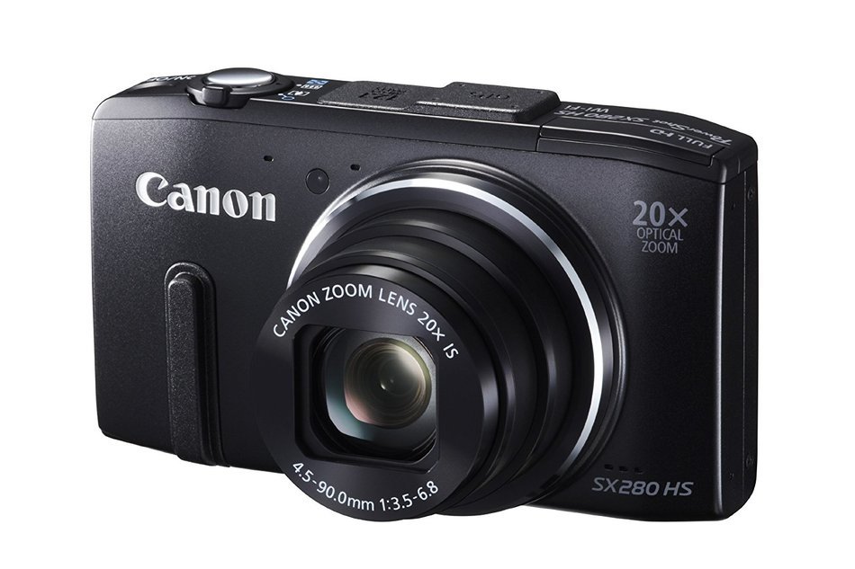Canon PowerShot SX280 12.1MP Digital Camera with 20x Optical Image Stabilized Zoom with 3-Inch LCD (Black) (OLD... N15