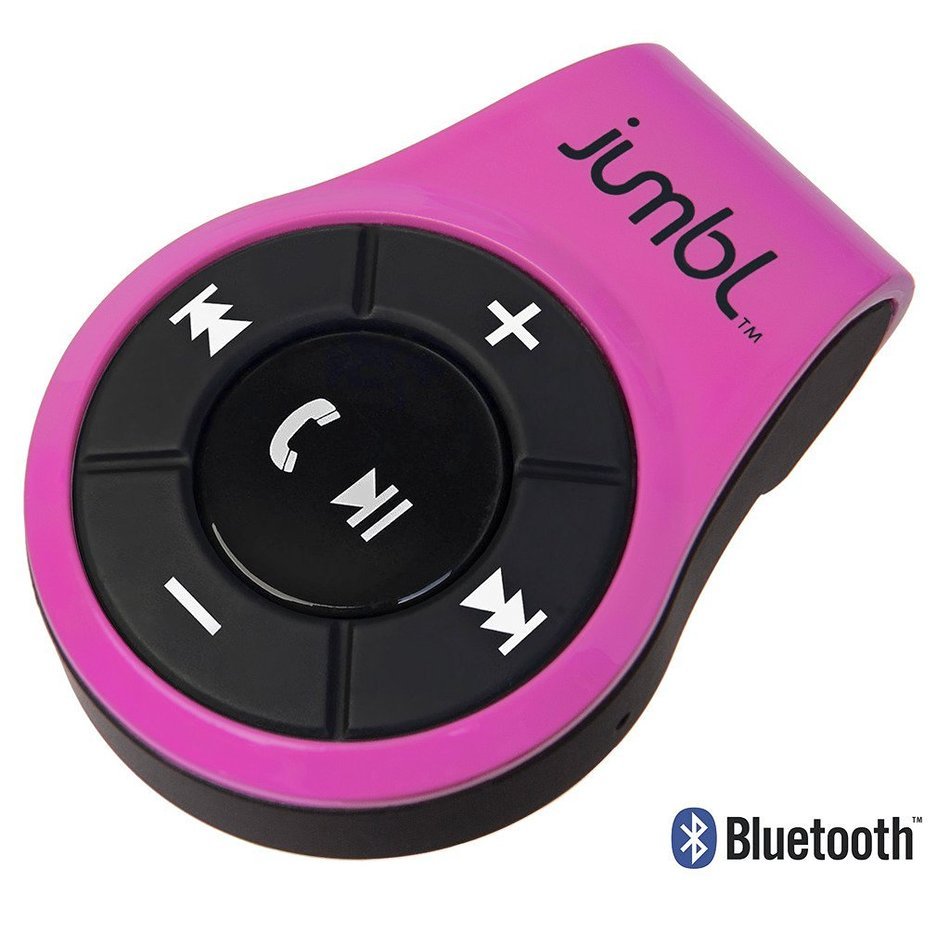 Jumbl& 8482; Bluetooth 4.0 Hands-Free Calling & A2DP Audio Streaming Adapter/Receiver - White N9