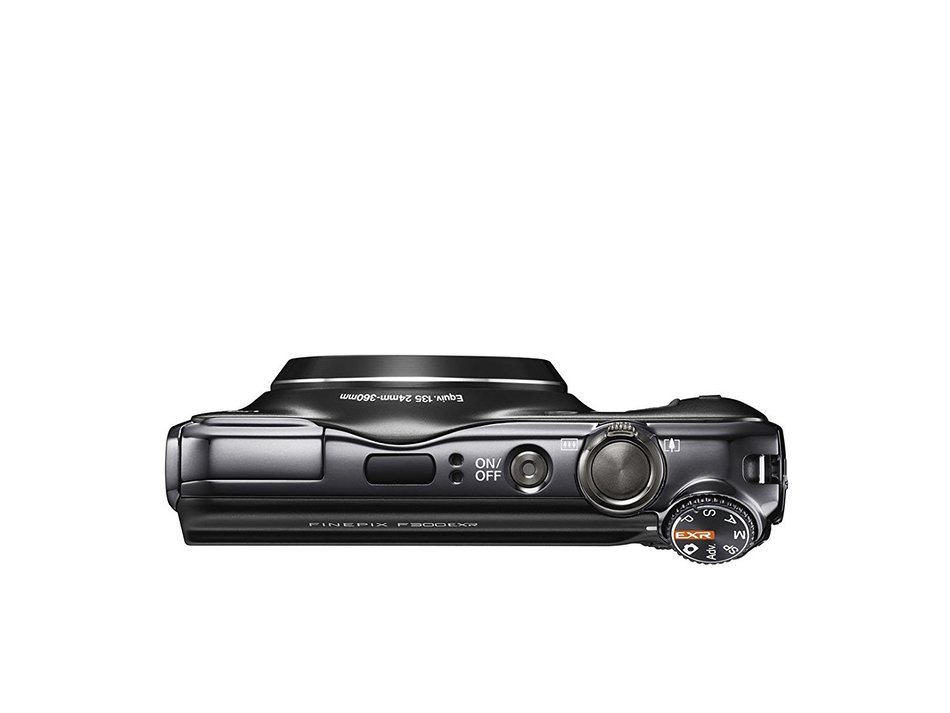 FUJIFILM FinePix Digital Camera F300EXR (Black) F FX-F300EXR B 12MP CCD 15x Optical Zoom Wide angle24mm 3.0-inch...