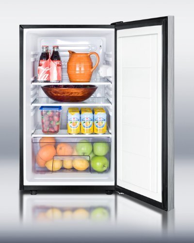 Summit FF521BLSSHHADA 20" AccuCold Series ADA Compliant Medical Freestanding Compact Refrigerator with 4.1 cu.... N2