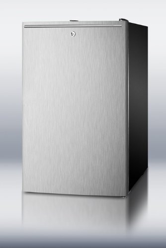 Summit FF521BLSSHHADA 20" AccuCold Series ADA Compliant Medical Freestanding Compact Refrigerator with 4.1 cu.... N3