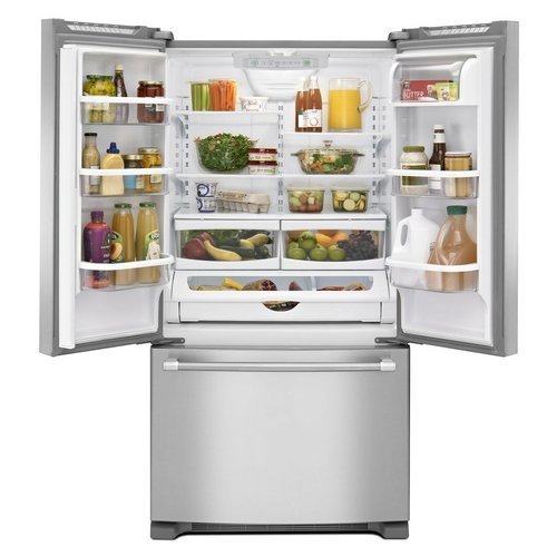 Maytag&reg; 20 cu. ft. 3-Door French Door Refrigerator with Counter Depth Styling
