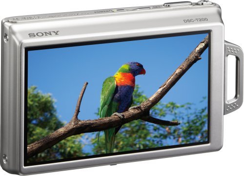 Sony Cybershot DSC-T200 8.1MP Digital Camera with 5x Optical Zoom with Super Steady Shot Image Stabilization (... N3