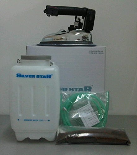 Silver Star Gravity Feed Tailor's Steam Iron by GOLDSTAR