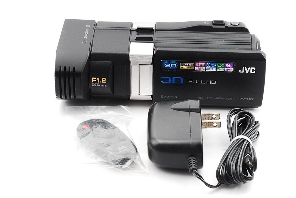 JVC Everio Gs-td1 64 Gb 3d Hi-vision Movie Camcorder - Black Ntsc System