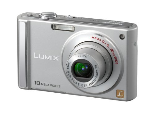 Panasonic Lumix DMC-FS20S 10MP Digital Camera with 4x Wide Angle MEGA Optical Image Stabilized Zoom (Silver) N4