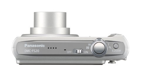 Panasonic Lumix DMC-FS20S 10MP Digital Camera with 4x Wide Angle MEGA Optical Image Stabilized Zoom (Silver) N5